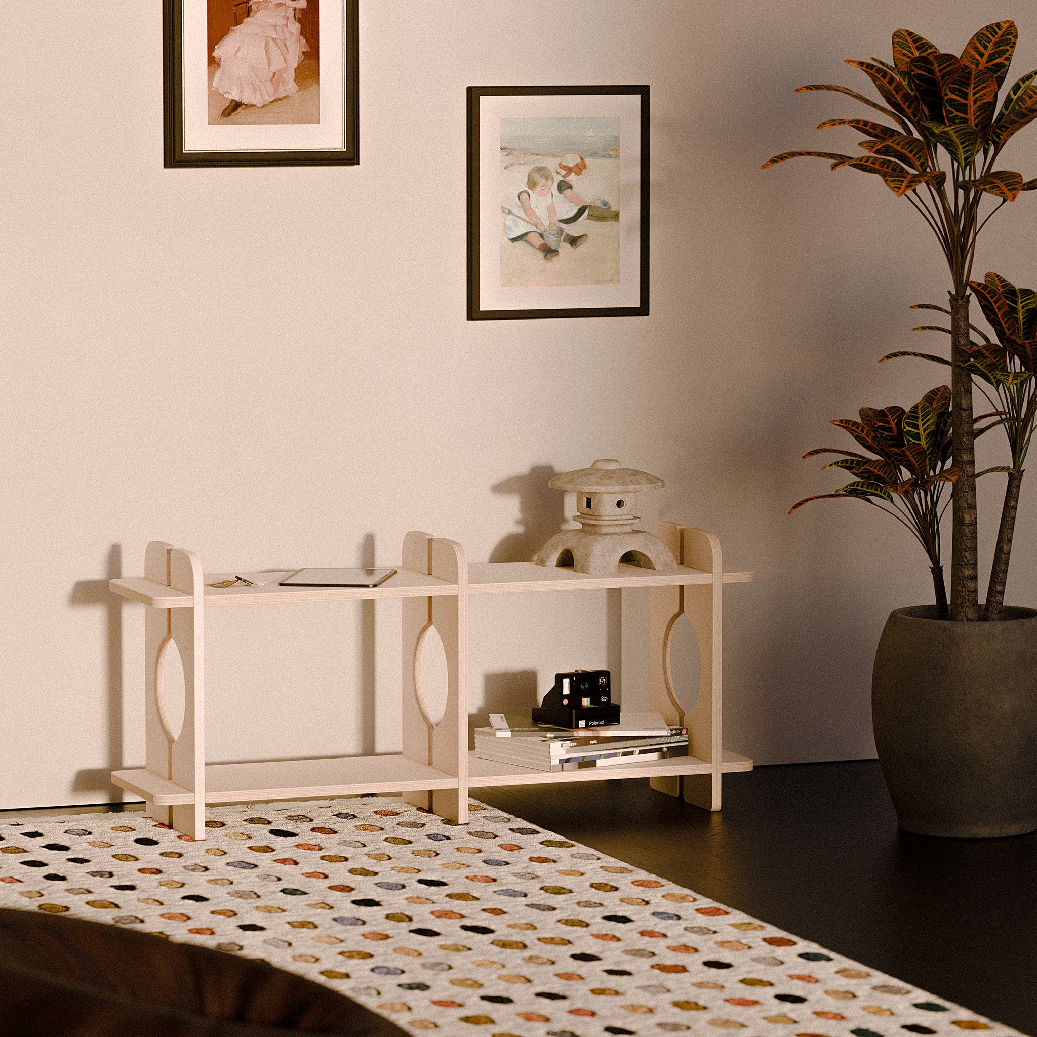 The "Stockholm" Floor Shelf