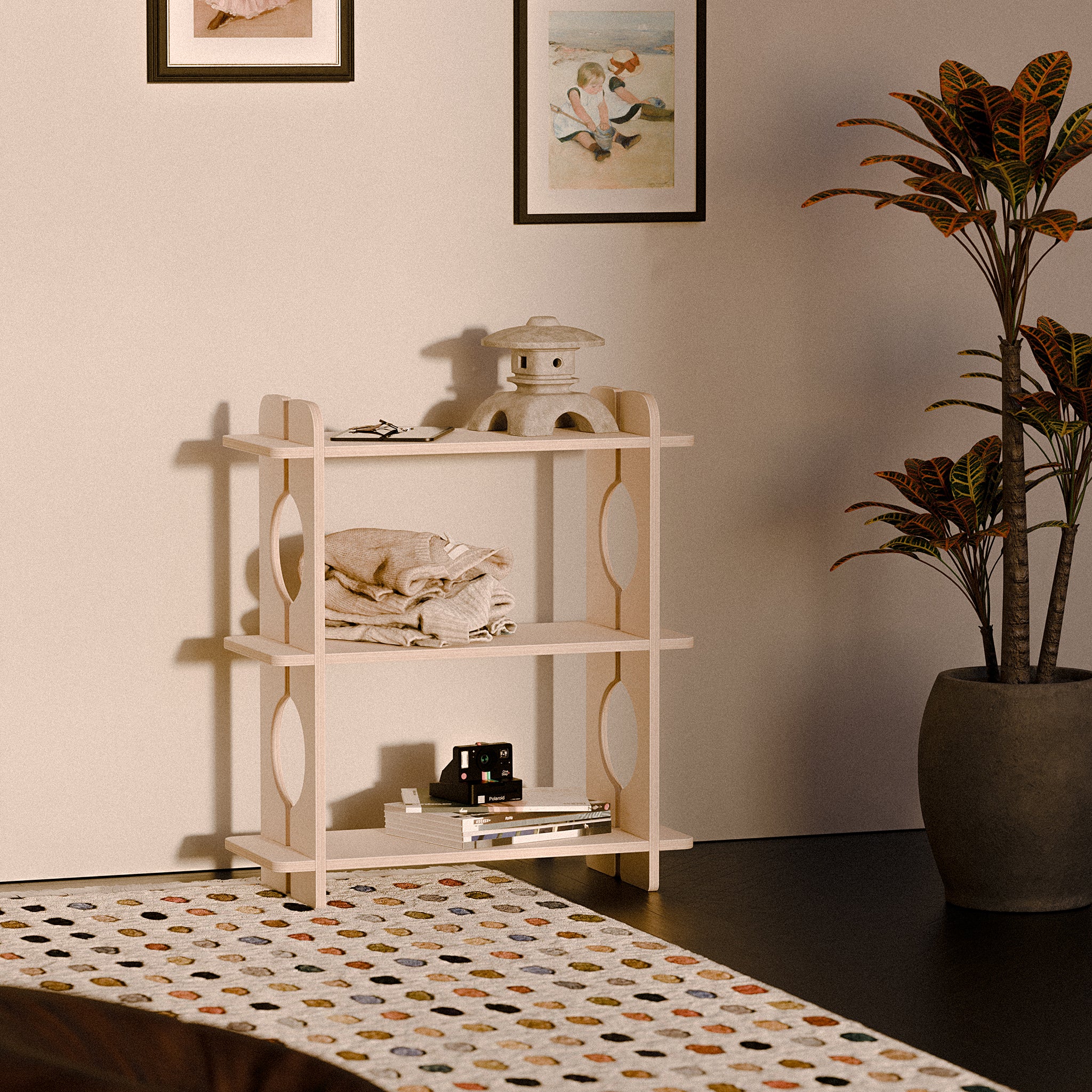 The "Stockholm" Floor Shelf