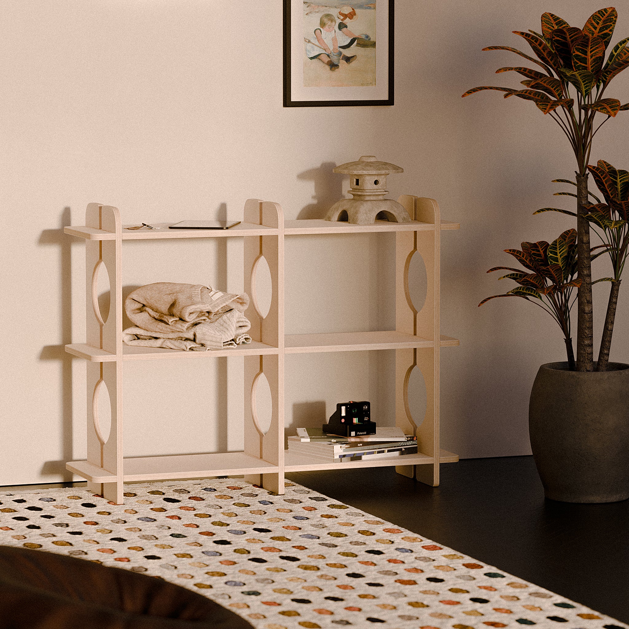 The "Stockholm" Floor Shelf